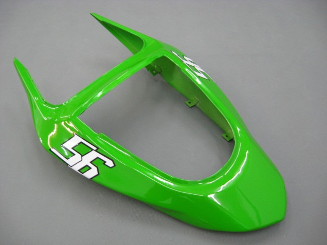 2003-2004 Kawasaki ZX6R Motorcycle Fairings - Green White Black Elf Bridgestone Canada Websites