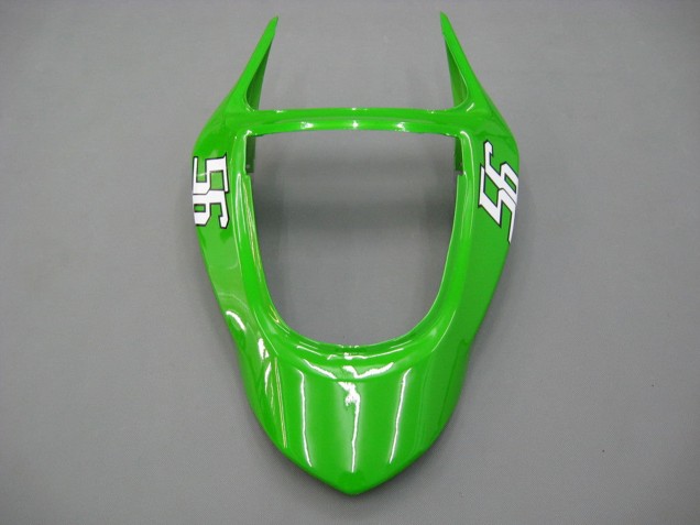 2003-2004 Kawasaki ZX6R Motorcycle Fairings - Green White Black Elf Bridgestone Canada Websites
