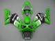 2003-2004 Kawasaki ZX6R Motorcycle Fairings - Green White Black Elf Bridgestone Canada Websites