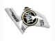2003-2004 Kawasaki ZX6R Motorcycle Fairings - White Black Motul Lucky Strike Canada Websites