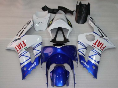 2003-2004 Kawasaki ZX6R Motorcycle Fairings - White Blue Red Fiat Canada Websites