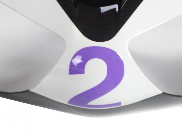 2005-2006 Kawasaki ZX6R Motorcycle Fairings - White Purple Black Rizoma Playboy DENSO Canada Websites