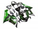 2005-2006 Kawasaki ZX6R Motorcycle Fairing - Glossy Black Green Flame Canada Websites