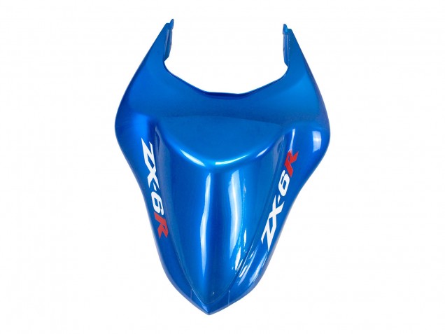 2007-2008 Kawasaki ZX6R Motorcycle Fairings - Black Blue Elf Canada Websites