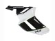 2007-2008 Kawasaki ZX6R Motorcycle Fairings - Black White Ninja Canada Websites