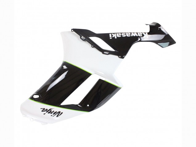 2007-2008 Kawasaki ZX6R Motorcycle Fairings - Black White Ninja Canada Websites