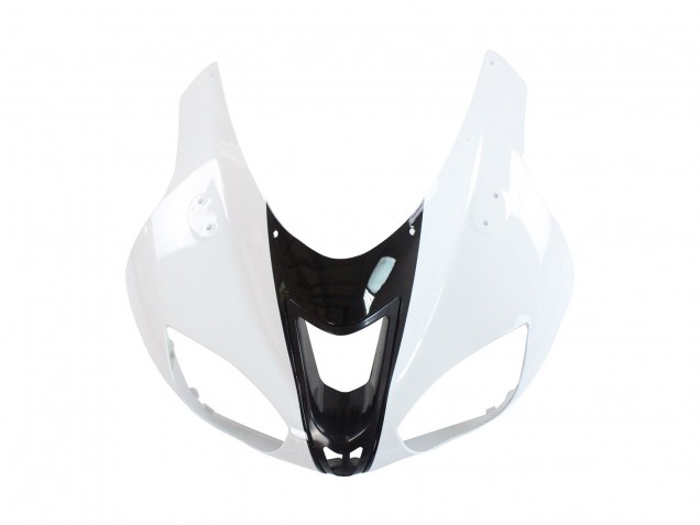 2007-2008 Kawasaki ZX6R Motorcycle Fairings - Black White Ninja Canada Websites