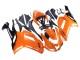 2007-2008 Kawasaki ZX6R Motorcycle Fairings - Orange Black Ninja Canada Websites