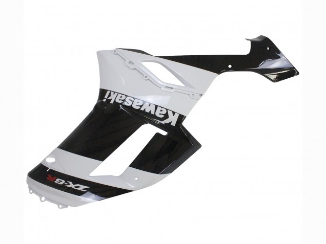 2007-2008 Kawasaki ZX6R Motorcycle Fairing - White Black Canada Websites