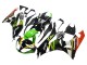 2009-2012 Kawasaki ZX6R Motorcycle Fairings - Green Glossy Black Yellow White Red Elf Monster Canada Websites
