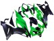 2019-2022 Kawasaki ZX6R Motorcycle Fairings - Green Matte Black Canada Websites