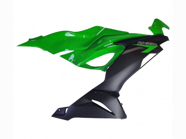 2019-2022 Kawasaki ZX6R Motorcycle Fairings - Green Matte Black Canada Websites
