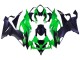 2019-2022 Kawasaki ZX6R Motorcycle Fairings - Green Matte Black Canada Websites