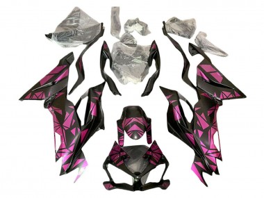2019-2022 Kawasaki ZX6R Motorcycle Fairings - Purple Black Canada Websites