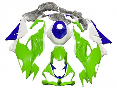 2019-2022 Kawasaki ZX6R Motorcycle Fairings - White Blue Green Canada Websites