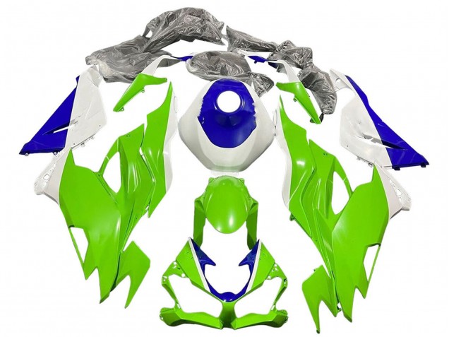 2019-2022 Kawasaki ZX6R Motorcycle Fairings - White Blue Green Canada Websites