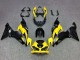 2019-2022 Kawasaki ZX6R Motorcycle Fairings - Yellow Matte Black Canada Websites