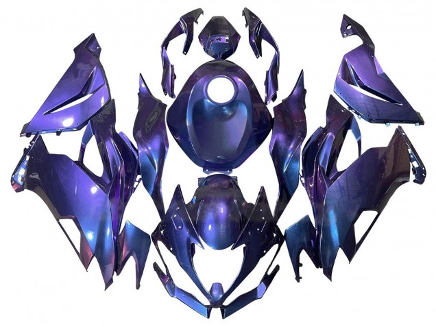 2019-2022 Kawasaki ZX6R Motorcycle Fairings - Purple Blue Canada Websites