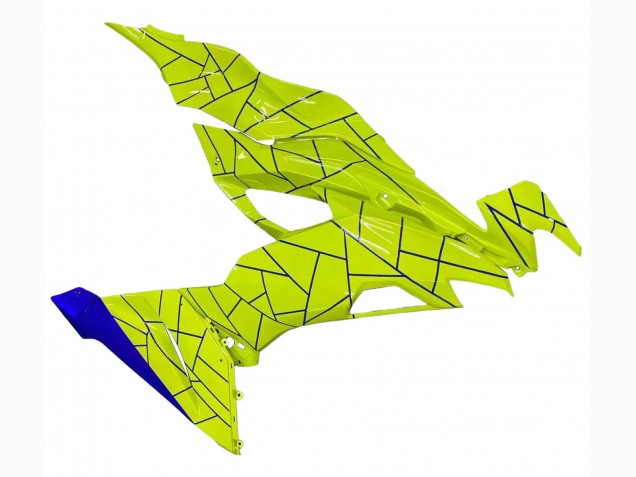 2019-2022 Kawasaki ZX6R Motorcycle Fairings - Blue Yellow Canada Websites