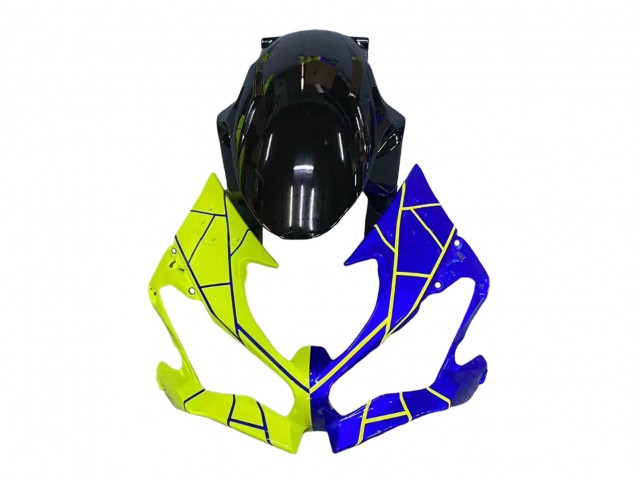 2019-2022 Kawasaki ZX6R Motorcycle Fairings - Blue Yellow Canada Websites