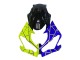 2019-2022 Kawasaki ZX6R Motorcycle Fairings - Blue Yellow Canada Websites