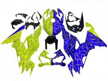 2019-2022 Kawasaki ZX6R Motorcycle Fairings - Blue Yellow Canada Websites