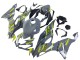 2019-2022 Kawasaki ZX6R Motorcycle Fairings - Nardo Grey Yellow Canada Websites