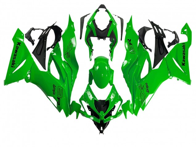 2019-2022 Kawasaki ZX6R Motorcycle Fairings - Green Canada Websites