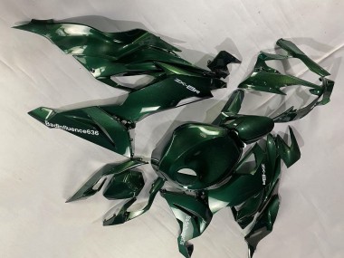 2019-2022 Kawasaki ZX6R Motorcycle Fairings - Dark Green Canada Websites