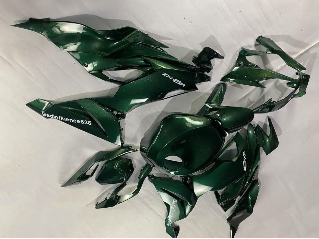 2019-2022 Kawasaki ZX6R Motorcycle Fairings - Dark Green Canada Websites