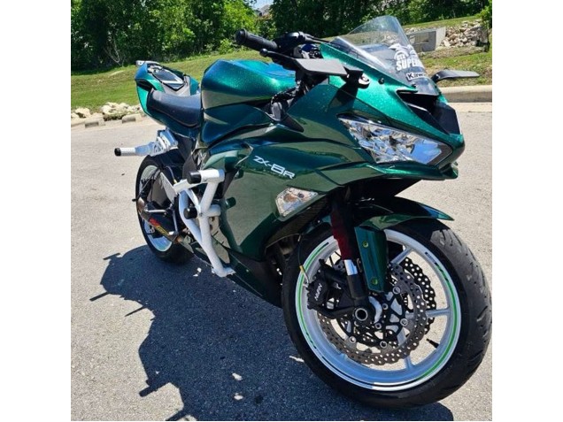 2019-2022 Kawasaki ZX6R Motorcycle Fairings - Dark Green Canada Websites