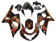 2000-2002 Suzuki GSXR1000 Motorcycle Fairings - Glossy Black Orange Flame Canada Websites