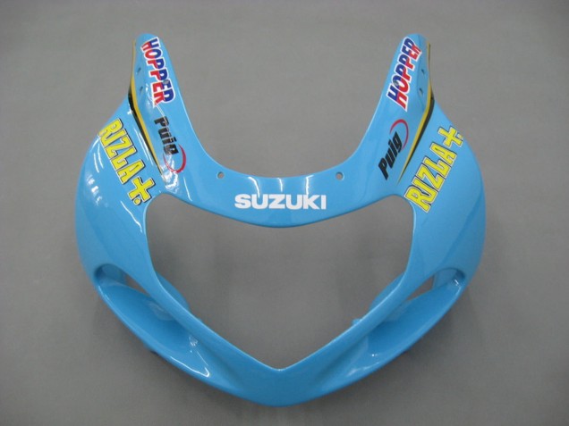 2000-2002 Suzuki GSXR1000 Motorcycle Fairings - Light Blue Yellow Black Motul Rizla Canada Websites