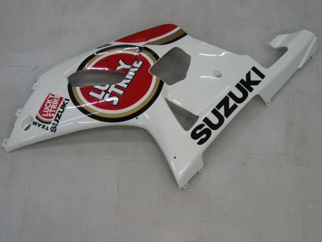 2000-2002 Suzuki GSXR1000 Motorcycle Fairings - White Red Lucky Strike Canada Websites