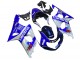 2000-2002 Suzuki GSXR1000 Motorcycle Fairings - Blue White Silver Castrol Dunlop Canada Websites