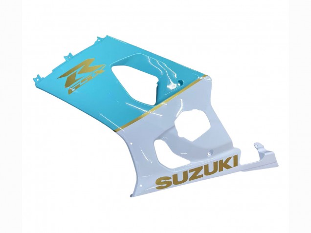2003-2004 Suzuki GSXR 1000 Motorcycle Fairings - White Light Blue Gold Canada Websites