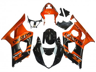 2003-2004 Suzuki GSXR 1000 Motorcycle Fairing - Burnt Orange Glossy Black Canada Websites