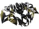 2009-2016 Suzuki GSXR 1000 Motorcycle Fairings - Glossy Black Gold Canada Websites