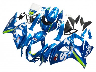 2009-2016 Suzuki GSXR 1000 Motorcycle Fairings - Light Blue Green Motul 29 Ecstar Canada Websites