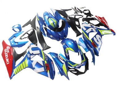 2009-2016 Suzuki GSXR 1000 Motorcycle Fairings - Light Blue Green Red Motul Canada Websites