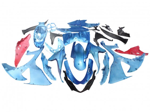 2009-2016 Suzuki GSXR 1000 Motorcycle Fairings - Light Blue Green Red Motul Canada Websites