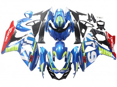 2009-2016 Suzuki GSXR 1000 Motorcycle Fairings - Light Blue Green Red Motul Canada Websites
