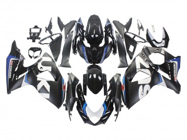 2009-2016 Suzuki GSXR 1000 Motorcycle Fairings - Matte Black White Blue Canada Websites