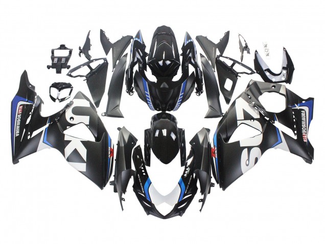 2009-2016 Suzuki GSXR 1000 Motorcycle Fairings - Matte Black White Blue Canada Websites