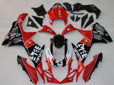 2009-2016 Suzuki GSXR 1000 Motorcycle Fairings - Red Black White 13 Canada Websites