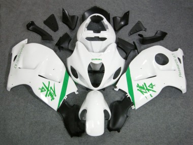1996-2007 Suzuki GSXR 1300 Hayabusa Motorcycle Fairings - White Green Canada Websites
