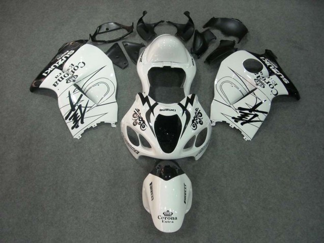 1996-2007 Suzuki GSXR 1300 Hayabusa Motorcycle Fairings - White Black Corona Canada Websites