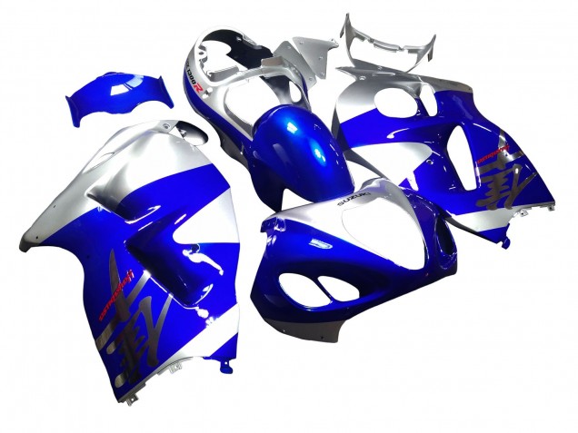 1996-2007 Suzuki GSXR 1300 Hayabusa Motorcycle Fairings - Blue Silver Hayabusa Canada Websites