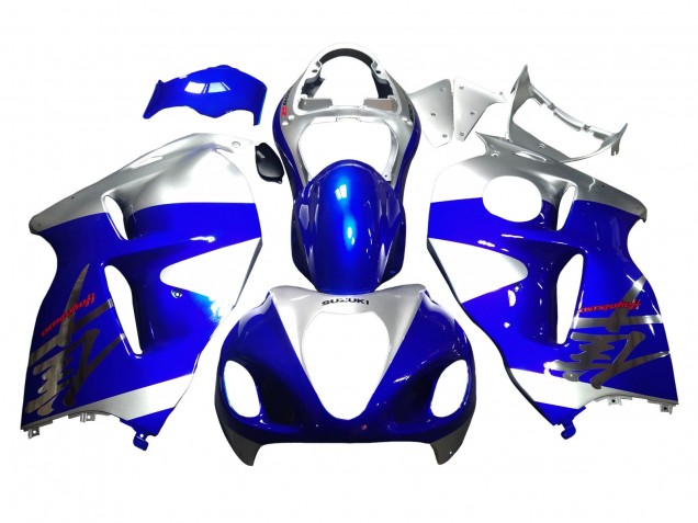1996-2007 Suzuki GSXR 1300 Hayabusa Motorcycle Fairings - Blue Silver Hayabusa Canada Websites