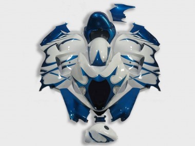 1996-2007 Suzuki GSXR 1300 Hayabusa Motorcycle Fairings - White Dark Blue Canada Websites